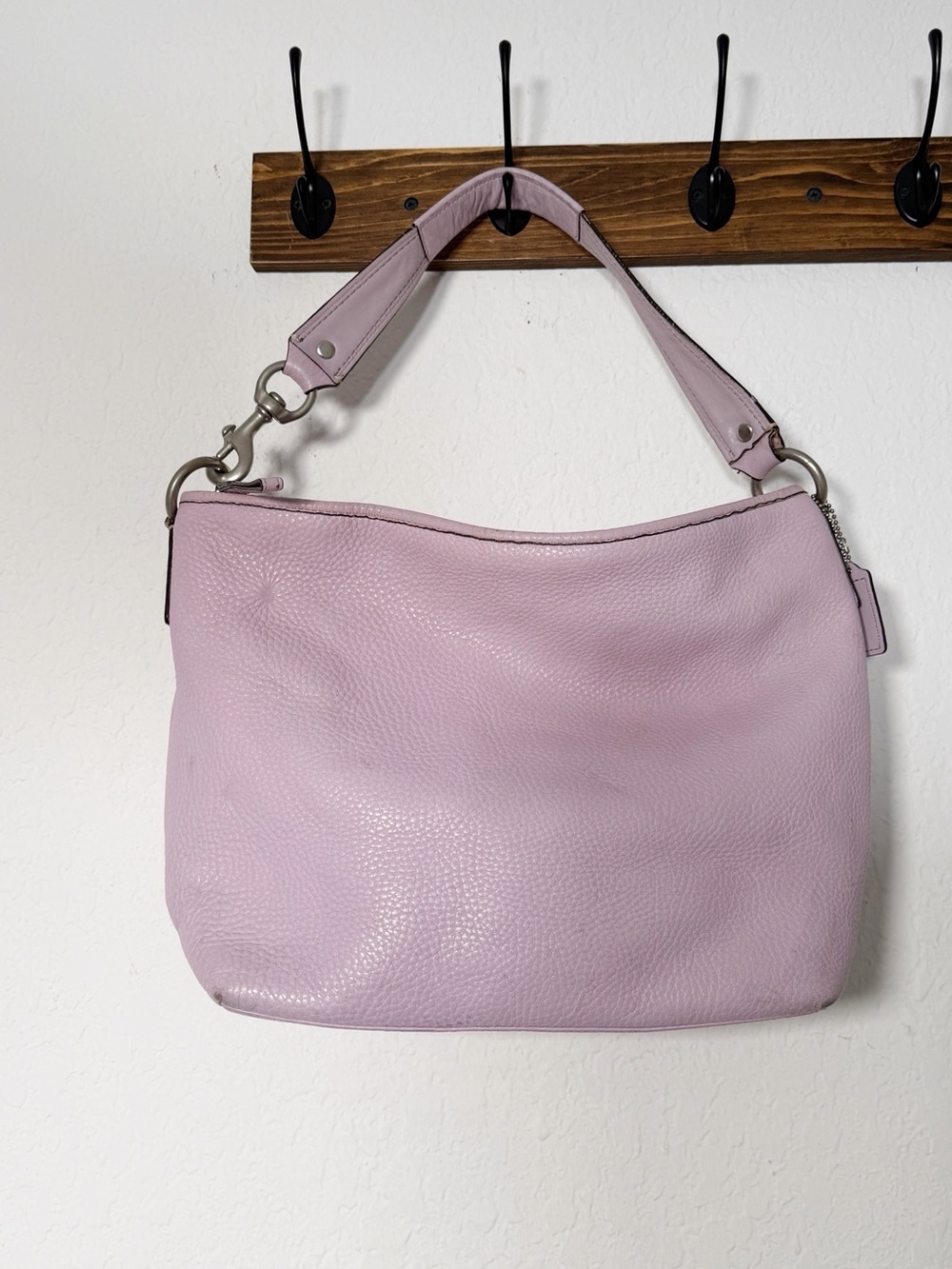 Vintage Coach Sarah Hobo Bag F13094 Leather Shoulder Purse Y2k Lavender